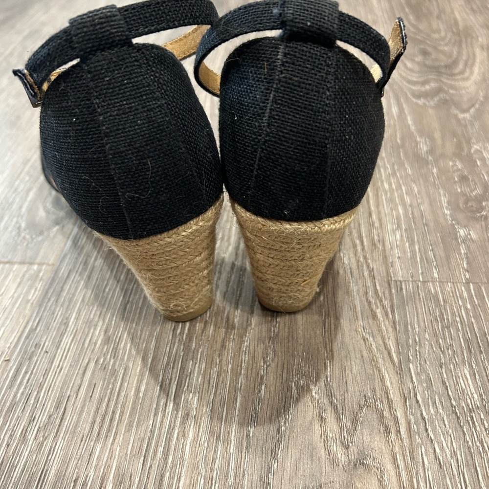 Nine West Black Wedge Shoes for Women - Picture 3 of 6